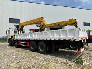Euro 3/4/5/6 Dongfeng 8x4大型貨物トラック搭載クレーン12トン14トン16トン油圧伸縮ブームクレーン - Product Image 4