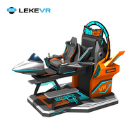 LEKE 9D Vr juego combate Circular vuelo computadora simulador cabina Boeing 360 Joystick controlador simulador de vuelo profesional