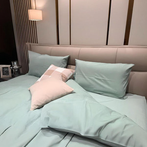 Dày thấm mồ hôi in bông rửa sạch thân thiện với môi 4-mảnh bộ đồ giường thiết lập cho giường đôi người lớn - Product Image 1