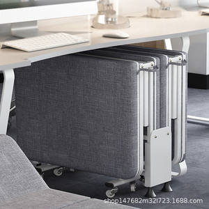 Lit pliant à quatre volets 8862, cadre en acier, design minimaliste, pour adultes et personnes âgées, 190x60 cm - Product Image 4