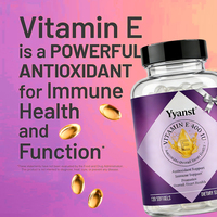 Gélules de Vitamine E de haute qualité à marque privée, haute efficacité, nutriment essentiel, protège la jeunesse, fabricant d'aliments santé
