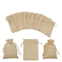 Petites pochettes d'emballage en satin marron réutilisables avec cordon de serrage, prêtes à l'emploi, taille personnalisée