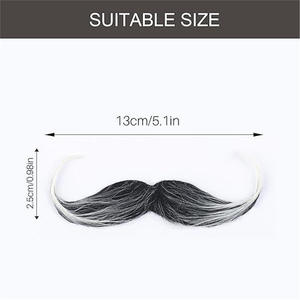 Acht Strang Pirate Brown Bart Dress-Up Requisiten mit Zöpfen und Whiskern für Holiday Prom Parties Party Gefälligkeiten - Product Image 4