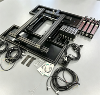 Simulador de Carreras Profesional con Plataforma 6dof, Force Feedback de Alta Gama para PC/PS5/Xbox, Configuración Completa para Juegos de Carreras con Movimiento