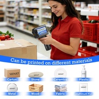Imprimante jet d'encre portable pour la date d'expiration, le numéro de lot, la date de production, les cartes/étiquettes – Alimentée par batterie, 600 dpi