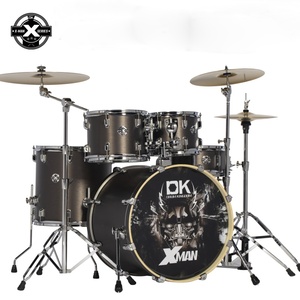 Vente en gros de batterie acoustique <span class=keywords><strong>Xman</strong></span> 22, kit de jazz 5 pièces, 22x18, batterie complète portable pour la pratique, 10 couleurs - Product Image 4