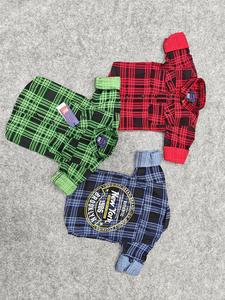 Tela de sarga de algodón y poliéster de alta calidad, último diseño, camisas de manga larga para niños, gran descuento, ropa de manga larga - Product Image 2