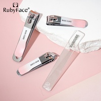 Ensemble de manucure Rubyface en acier inoxydable de haute qualité Ensemble de coupe-ongles Durable Sharp Cross-Border Multi-Size Combination