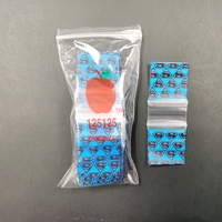 Écologique accepter pochette à bijoux personnalisée avec Logo imprimé mini sac en plastique avec fermeture éclair avec marque APPLE