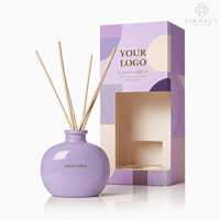 Coffret Cadeau Diffuseur de Parfum de Luxe Firdaus avec Bouteille en Verre, Huile Parfumée et Boîte d'Emballage – Collection Cadeau Parfum d'Ambiance OEM