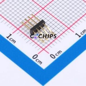 X1311WRS-04J-C40D42 Pin Header SMD,P=1.27mm,Horizontal Mount Connector ( Pin Structure: 1x4P )( Pitch: 1.27mm )( Row Spacing: - Product Image 1