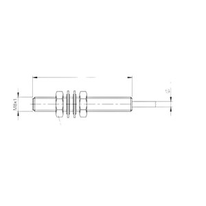 สวิตช์ตรวจจับแบบเหนี่ยวนำ Balluff รุ่น BES 516-3013-G-SA2-S49-0032 DC12-24V แบบมีสาย สามารถปรับแต่งได้ - Product Image 4