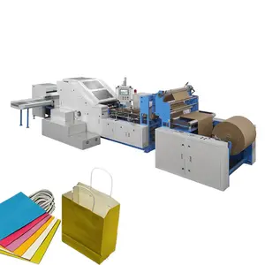 Zarf petek desenli kağıt Kraft kağıt yemekleri çanta yapma makinesi