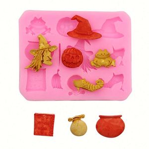 แม่พิมพ์ช็อกโกแลตรูปทรงฮาโลวีน แม่พิมพ์ซิลิโคนลายลูกไม้, แม่พิมพ์เค้กหางนางเงือก 3 มิติ แบบฟองดองท์ OEM/ODM - Product Image 2