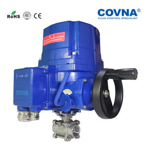 Three-Piece Stainless Steel Electric <b>Ball</b> Valve with Handwheel Explosion-Proof Design - Product Image 3