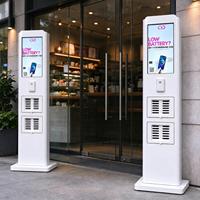 Station de location de batteries externes partagées pour fournisseurs, borne de recharge de téléphone, distributeur automatique, kiosque de batteries externes portables, powerbank partagée étanche