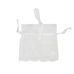 Sachets en gaze pour échantillons cosmétiques, garniture en <span class=keywords><strong>dentelle</strong></span>, fleurs séchées, savon d'armoise pour aromathérapie, sachets de bonbons de mariage - Product Image 5