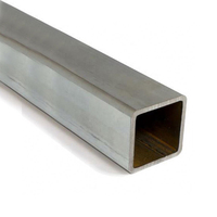 Tube carré en acier inoxydable à section creuse SS201 304 316 430 20*20 30*30 40*40 15*15 40*60 pour la construction