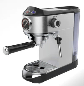 Machine à café expresso professionnelle 15 bars en acier inoxydable, machine à café automatique - Product Image 1