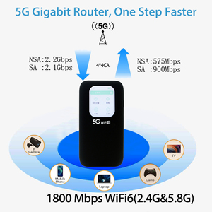 5G SA NSA Nano SIM UNISOC V510 <span class=keywords><strong>Modem</strong></span>,Mini bolso <span class=keywords><strong>WiFI</strong></span>, Hotspot portátil móvel Wi-Fi interior WiFi6 Roteador 6000mAh - Product Image 3