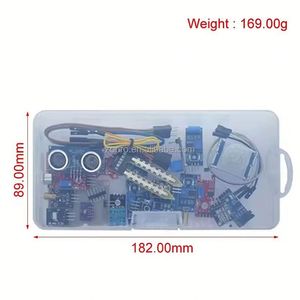 ชุดเซ็นเซอร์หุ่นยนต์สำหรับผู้เริ่มต้นเรียนรู้  วัดความชื้นในดิน ไมโครโฟน  เซ็นเซอร์ตรวจจับแสง  หลีกเลี่ยงสิ่งกีดขวาง  ชุดโมดูลเซ็นเซอร์ 22-in-1 - Product Image 4