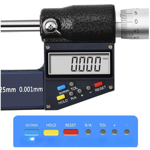 Yaopu originale Mitutoyo digitale al di fuori di micrometri 0-25mm 0.001mm materiale metallico metrico - Product Image 5