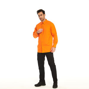 <span class=keywords><strong>Camicie</strong></span> industriali australiane camicia di sicurezza con nastro adesivo da uomo in cotone ad alta visibilità conforme a AS/NZS - Product Image 3