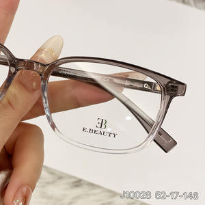 Montures de lunettes carrées Gtp J10028 pour hommes, légères, monture complète, verres Tr90 Ac, 52 17 146 - Product Image 5