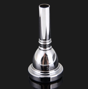 Embouchure de <span class=keywords><strong>trombone</strong></span> alto 12C Embouchure de <span class=keywords><strong>trombone</strong></span> de haute qualité Accessoires d'instruments à vent <span class=keywords><strong>en</strong></span> or argenté - Product Image 5