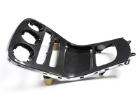 Welta Garniture de console centrale en fibre de carbone sèche, résistante aux rayures, style sport, pour remplacement des panneaux intérieurs des C-Class GLC W205 15-21