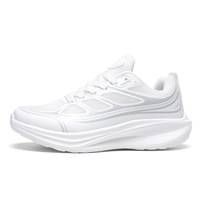 Chaussures de course pour hommes en gros, personnalisées, légères, avec empeigne en mesh respirant, antidérapantes, à lacets, baskets tendance pour les activités de gym
