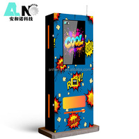 Distributeur automatique de cartes de jeu japonaises TCG avec lecteur de cartes, écran tactile 32 pouces, à vendre