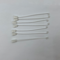Capuchon anti-poussière transparent LC avec anneau de fixation et cordon anti-perte pour connecteur à fibre optique