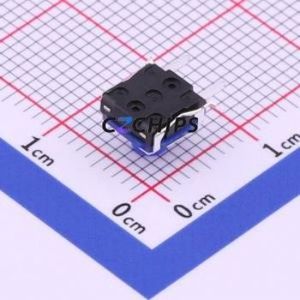 K2-1157DW-C4SW-04 Tactile Switch Through hole Component (THT) Switch Round Button 2.5N Through Hole 6.4mm - Product Image 2