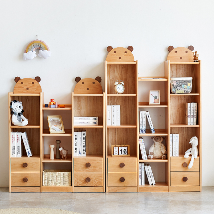 Bibliothèque en bois pour enfants, meubles pour enfants, organisateur d'étagère à Six cubes, livre de bébé, étagère d'exposition, bibliothèque pour enfants