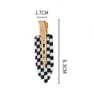 Pinza para el pelo de acetato con purpurina para uso casual, pinza lateral, pinza para flequillo, pinza de pico de pato - Product Image 2