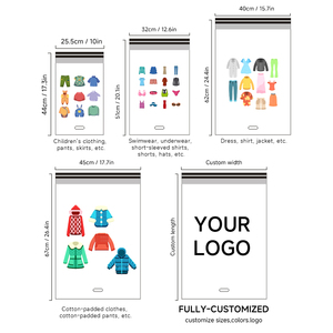 Tùy Chỉnh Tear-Proof Quần Áo Bao Bì Logo In Nhựa Polybag Gửi Thư Túi Gửi Thư Túi Cho Vận Chuyển Quần Áo - Product Image 6