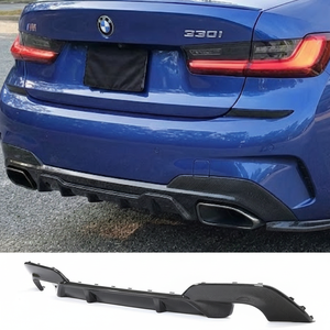 Autres accessoires modifiés Diffuseur de pare-chocs arrière en fibre de carbone pour BMW Série 3 G20 330i M Sport Berline 2019 2020 Kit carrosserie style MP - Product Image 2
