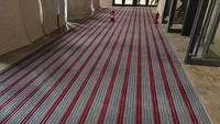 Tapis d'entrée antidérapant moderne en aluminium avec certifications CE et ROHS Isolation antidérapante mince et anti-bruit