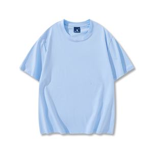 190g impreso adultos <span class=keywords><strong>camisetas</strong></span> hombres mujeres algodón liso blanco Slim Fit a granel cuello redondo manga corta verano personalizado OEM Logo ligero - Product Image 5