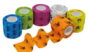Venda cohesiva autoadhesiva de 5 cm con patrón impreso de camuflaje para deportes, agarre de fútbol, calcetines, muñecas, rodillas y tobillos - Product Image 3
