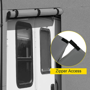 Cubierta ligera impermeable de 4 capas no tejida Camper se adapta a 27-30ft Travel Trailer RV Cover - Product Image 4