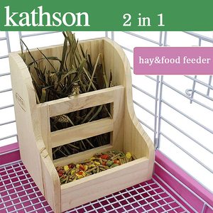 Mangeoire pour graines de maïs, distributeur de céréales en bois, support en bois, se fixe à l'arrière, pour lapin, cochon d'inde Chinchilla - Product Image 5