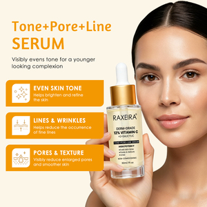 Suero Facial con 12% de Vitamina C con Ácido Hialurónico y Ácido Salicílico, Suero Facial Blanqueador e Hidratante con Vitamina C - Product Image 6