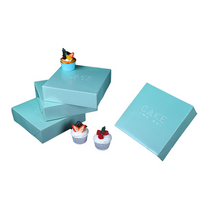 Kotak kue pernikahan emas kecil Sri Lanka kemasan gratis pengiriman 4/6/10/12 inci kotak kue kustom - Product Image 3
