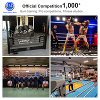 Anneau de boxe pliable de haute qualité MMA ONEMAX, arène de boxe portable avec logo personnalisé pour l'entraînement et la compétition, utilisation en intérieur et en extérieur