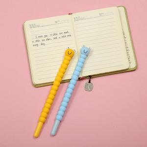 Bolígrafo de Gel con Diseño de Oruga de Tinta Azul, Secado Rápido, Silicona y Plástico, Diseño Neutral - Product Image 3