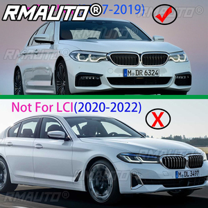 Grille de remplacement de calandre avant en fibre de carbone véritable pour BMW Série 5 G30 G31 Berline F90 M5 2017-2019 Pré-LCI - Product Image 2