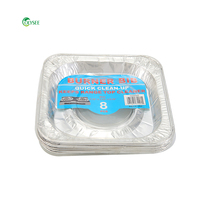 Revêtement de freins jetables en aluminium, bavoir de protection jetable, diamètre 196mm, accessoires de cuisine, livraison gratuite