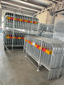 Concerto su strada eventi sportivi barricate pannello di recinzione/controllo della folla barriera di recinzione pannello/recinzione temporanea per pedoni - Product Image 2